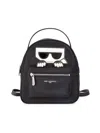 Karl Lagerfeld Women's Amour Logo Backpack In Black White