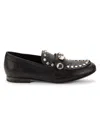 KARL LAGERFELD WOMEN'S AVAH STUDDED CRYSTAL LOAFERS