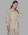 Karl Lagerfeld Women's Belted Jacket In Neutral