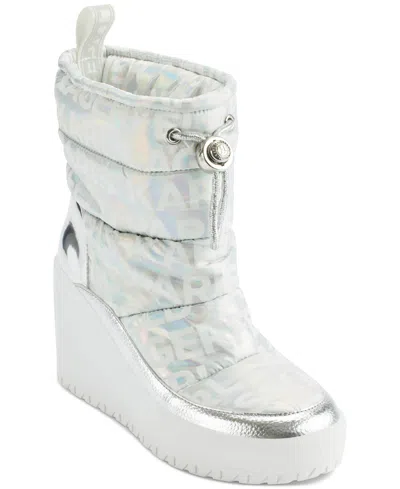 KARL LAGERFELD WOMEN'S BERDINA WEDGE BOOTIES