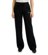 Karl Lagerfeld Black Relaxed Drawstring Pants In Black