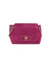 Karl Lagerfeld Women's Bridgette Suede Shoulder Bag In Pink