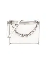 Karl Lagerfeld Women's Brielle Leather Crossbody Bag In White