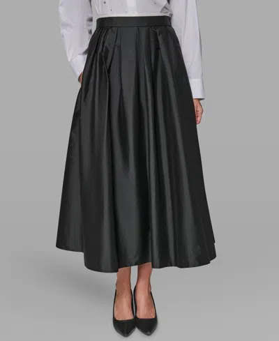 Karl Lagerfeld Women's Bubble Midi Skirt In Black