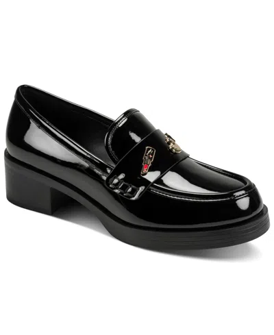 Karl Lagerfeld Women's Caiza Slip-on Loafers In Black