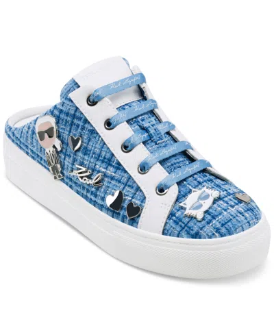 Karl Lagerfeld Cambria Platform Sneaker In Cornflower Blue