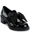 Karl Lagerfeld Women's Camilia Bow Slip-on Loafers In Black