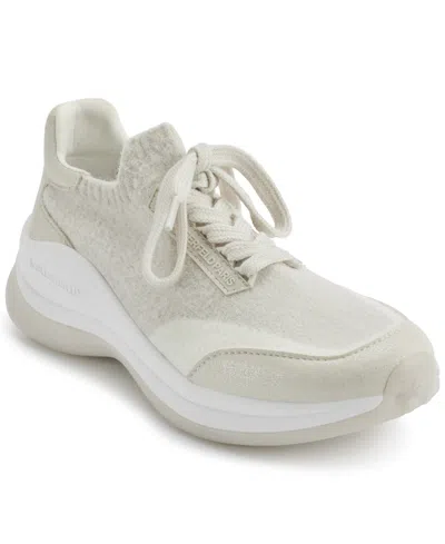 Karl Lagerfeld Women's Carsyn Lace Up Sneakers In Soft White