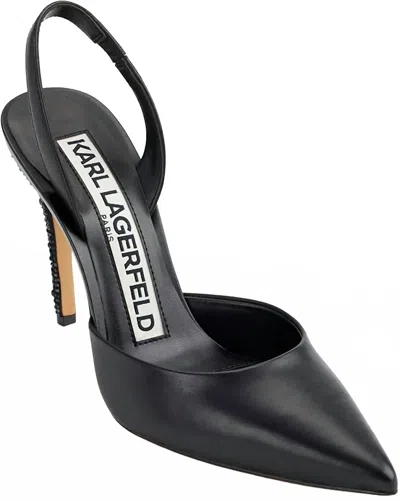Karl Lagerfeld Women's Caslynn Slingback Pump In Black