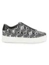 Karl Lagerfeld Paris Cassanda Logo Print Slip-on Sneaker In Multi Black