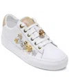Karl Lagerfeld Women's Cate Fleur Lace-up Sneakers In White