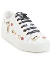 Karl Lagerfeld Women's Cate Pins Lace Up Sneaker