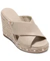 Karl Lagerfeld Women's Cellyn Ankle Strap Wedge