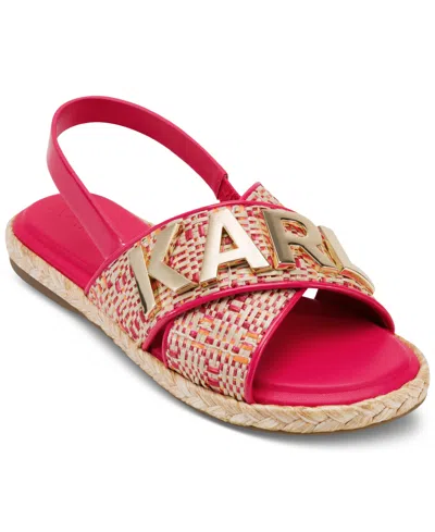 Karl Lagerfeld Women's Charla Slingback Sandals In Teaberry Pink