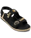 Karl Lagerfeld Paris Charlay Rue Pins Slingback Sandal In Black