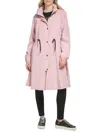 Karl Lagerfeld Women's Cinch Anorak Coat In Pink