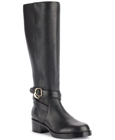 Karl Lagerfeld Women's Claremont Riding Boots In Black