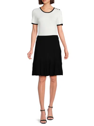 Karl Lagerfeld Sweater Dress In Black