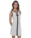 Karl Lagerfeld Women's Contrast Trim Sheath Dress