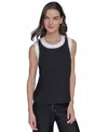 Karl Lagerfeld Tank Top In Black