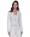 Karl Lagerfeld Women's Cropped Embroidered Blazer