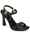 Karl Lagerfeld Women's Cybil Ankle Strap Dress Sandals In Animal Print