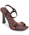 Karl Lagerfeld Paris Royale Ankle Strap Sandal In Cognac