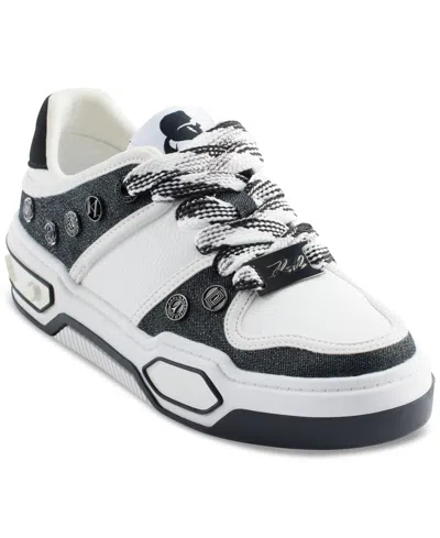 KARL LAGERFELD WOMEN'S CYNDRA LACE UP SNEAKERS
