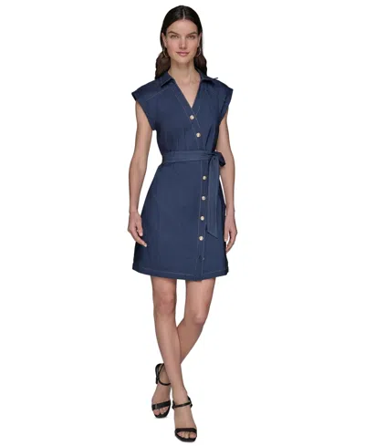 Karl Lagerfeld Women's Denim Millennium Shirtdress