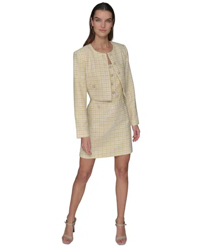KARL LAGERFELD WOMEN'S ELEGANT BOUCLE JACKET