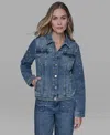 Karl Lagerfeld Women's Embellished Denim Jacket In Blue