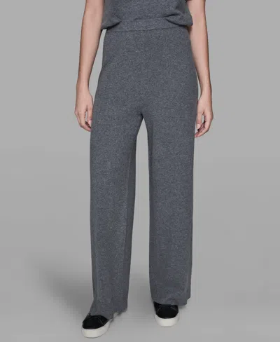 Karl Lagerfeld Women's Embellished Pull-on Pants In Gray