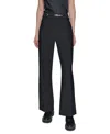Karl Lagerfeld Women's Embellished Straight-leg Pants In Black