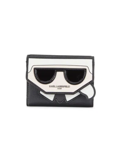 Karl Lagerfeld Women's Flap Coin Purse In Multi