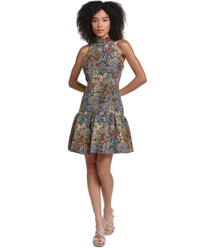 Karl Lagerfeld Floral Dress In Multi