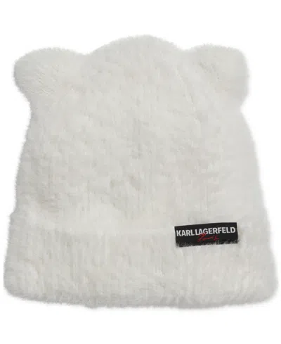 Karl Lagerfeld Women's Fuzzy Eyelash Cat Ears Beanie In Ivory | ModeSens Karl Lagerfeld Women's Fuzzy Eyelash Cat Ears Beanie In Ivory | ModeSens