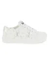 KARL LAGERFELD WOMEN'S GAEL FLORAL APPLIQUÉ LOW TOP SNEAKERS