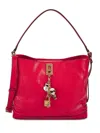 Karl Lagerfeld Women's Gisele Leather Hobo Bag In Red