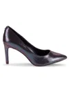 Karl Lagerfeld Women's Glora 81mm Metallic Pumps In Neutral