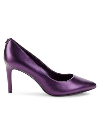 Karl Lagerfeld Women's Glora Pointed Toe Pumps In Violet
