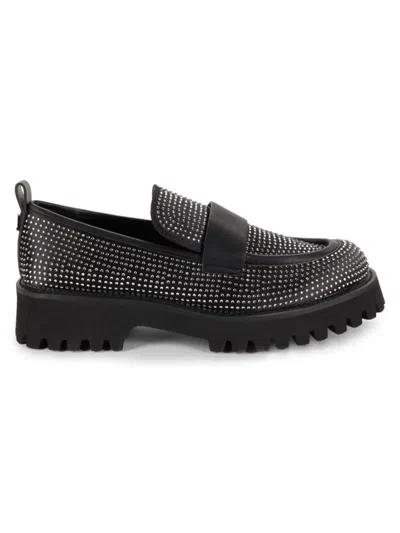 KARL LAGERFELD WOMEN'S GRADY EMBELLISHED LOAFERS