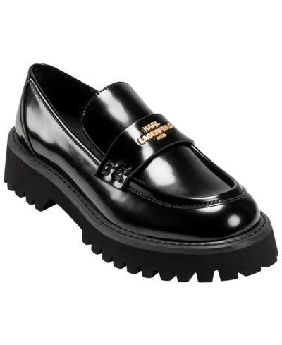 KARL LAGERFELD WOMEN'S GWEN LOGO LUG LOAFERS