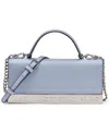 Karl Lagerfeld Paris Jacqueline Crossbody In Blue