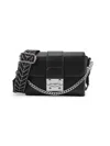 Karl Lagerfeld Women's Jolie Harlow Leather Crossbody Bag In Black Silver