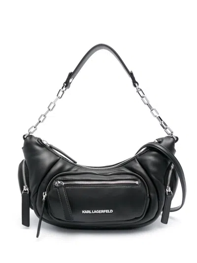 Karl Lagerfeld Women's K City Medium Shoulder Bag In Black