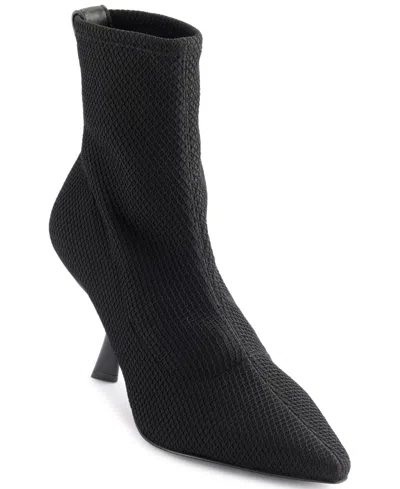 Karl Lagerfeld Women's Kelsa Pull On Booties In Black Suede