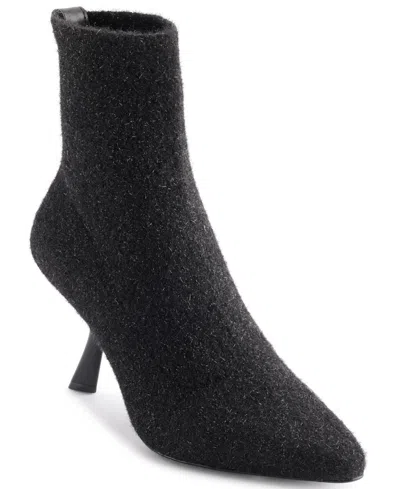 Karl Lagerfeld Women's Kelsa Pull On Booties In Black Velvet