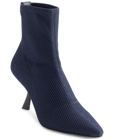 Karl Lagerfeld Women's Kelsa Pull On Booties In Navy