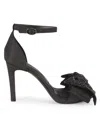 Karl Lagerfeld Women's Kenz Bow Ankle Loop Sandals