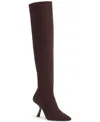 Karl Lagerfeld Women's Kian Pointed-toe Dress Boots In Chocolate